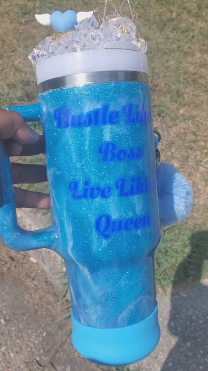Stainless Steel Tumbler w/Handle